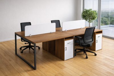 Cụm bàn làm việc ghép 1m2 theo yêu cầu
