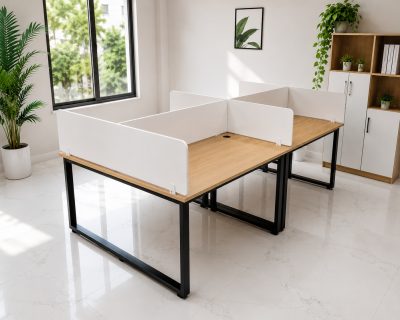 Cụm bàn vách ngăn sản xuất theo yêu cầu