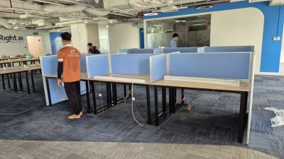 Vách ngăn bàn làm việc nhật vinh