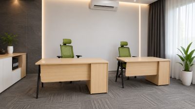Bàn làm việc chân côn 1m2