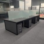 Cụm bàn làm việc chân sắt giá rẻ