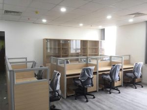 Cụm bàn làm viêc vách ngăn