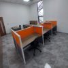Cụm bàn làm việc vách ngăn 6 người ngồi
