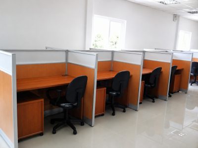 Cụm bàn làm việc vách ngăn đẹp
