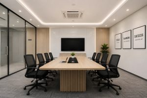 Mẫu phòng họp thiết kế đơn giản