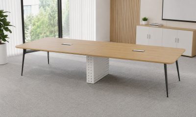 Bàn họp 4m chân sắt LUXURY