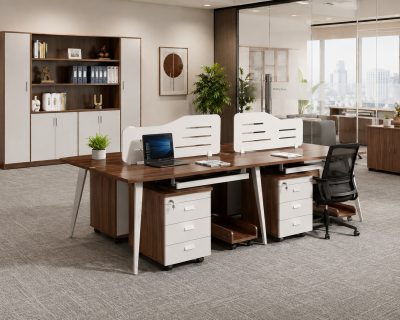 Cụm bàn làm việc hòa phát LUXMD01C10