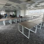 Thi công thảm sàn văn phòng tấm vuông ở hcm