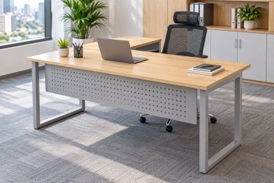 Bàn làm việc lượn cong L 1400