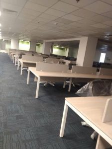 Thảm tấm vuông màu xanh đen