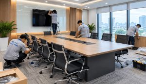 Lắp Đặt thi công Phòng Họp